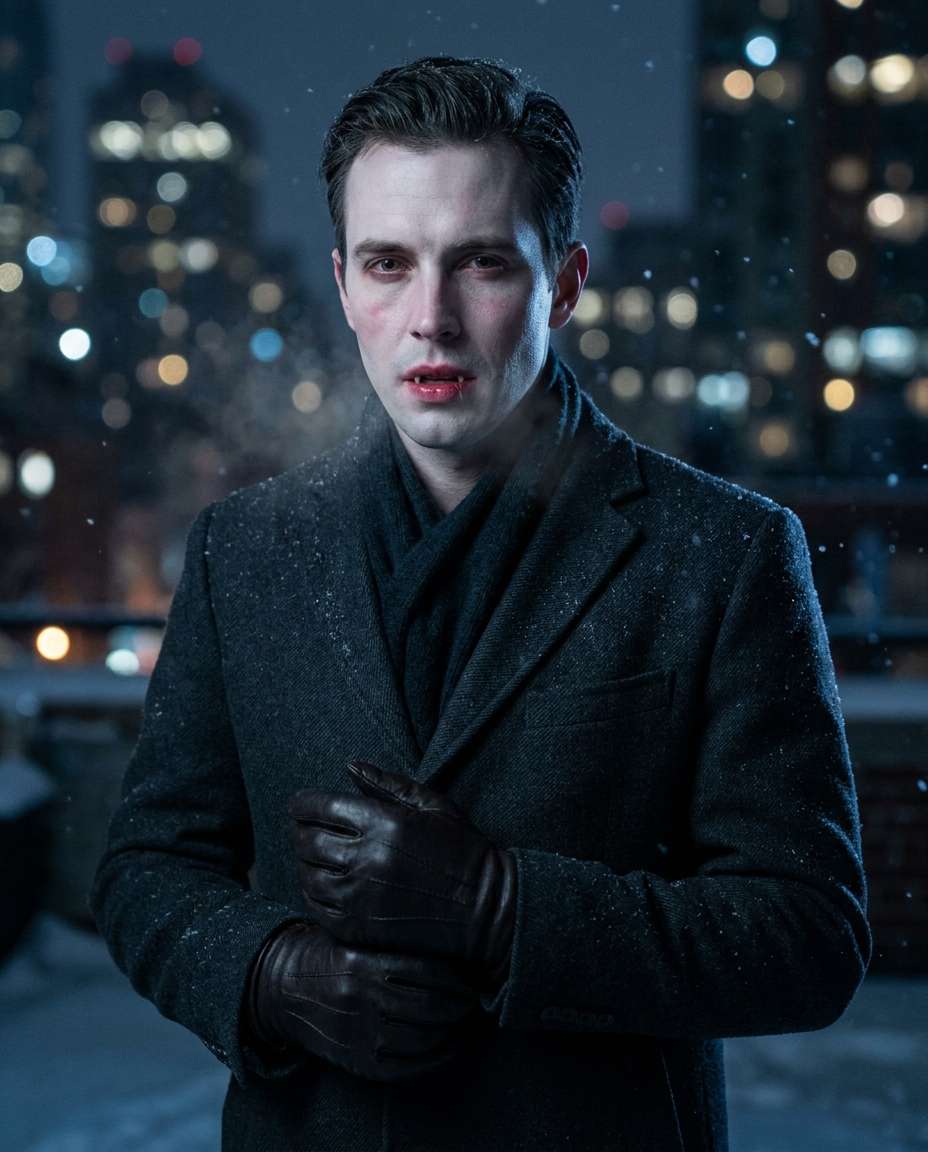 snowy rooftop immortal photo