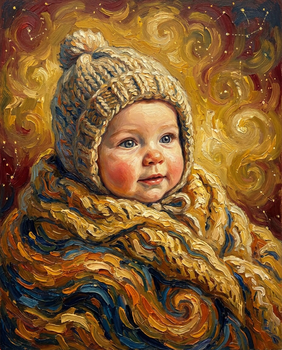 baby portrait glow photo