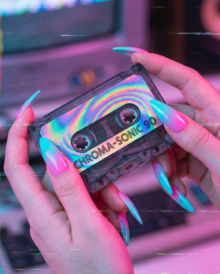 cassette tape closeup photo