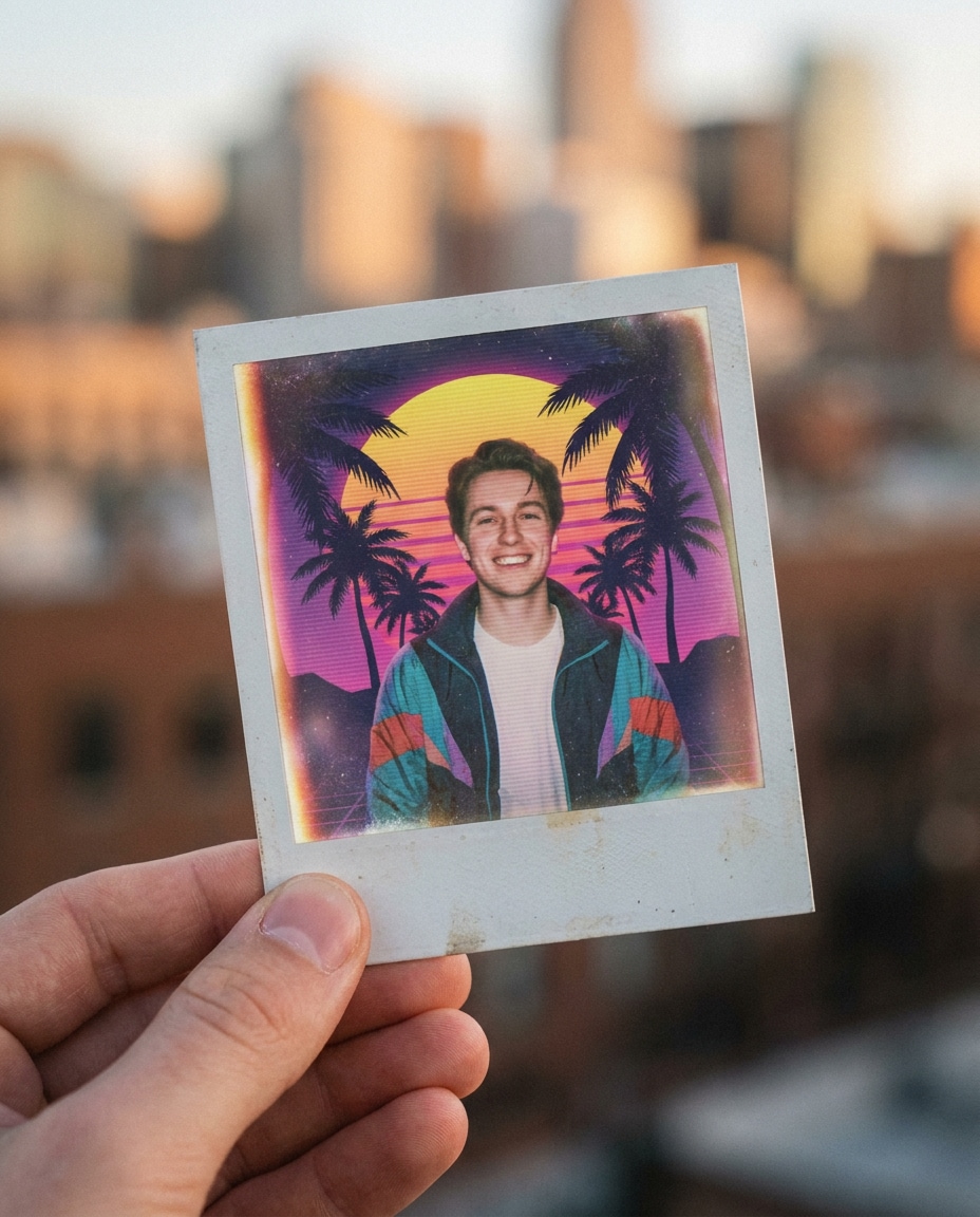 polaroid frame photo