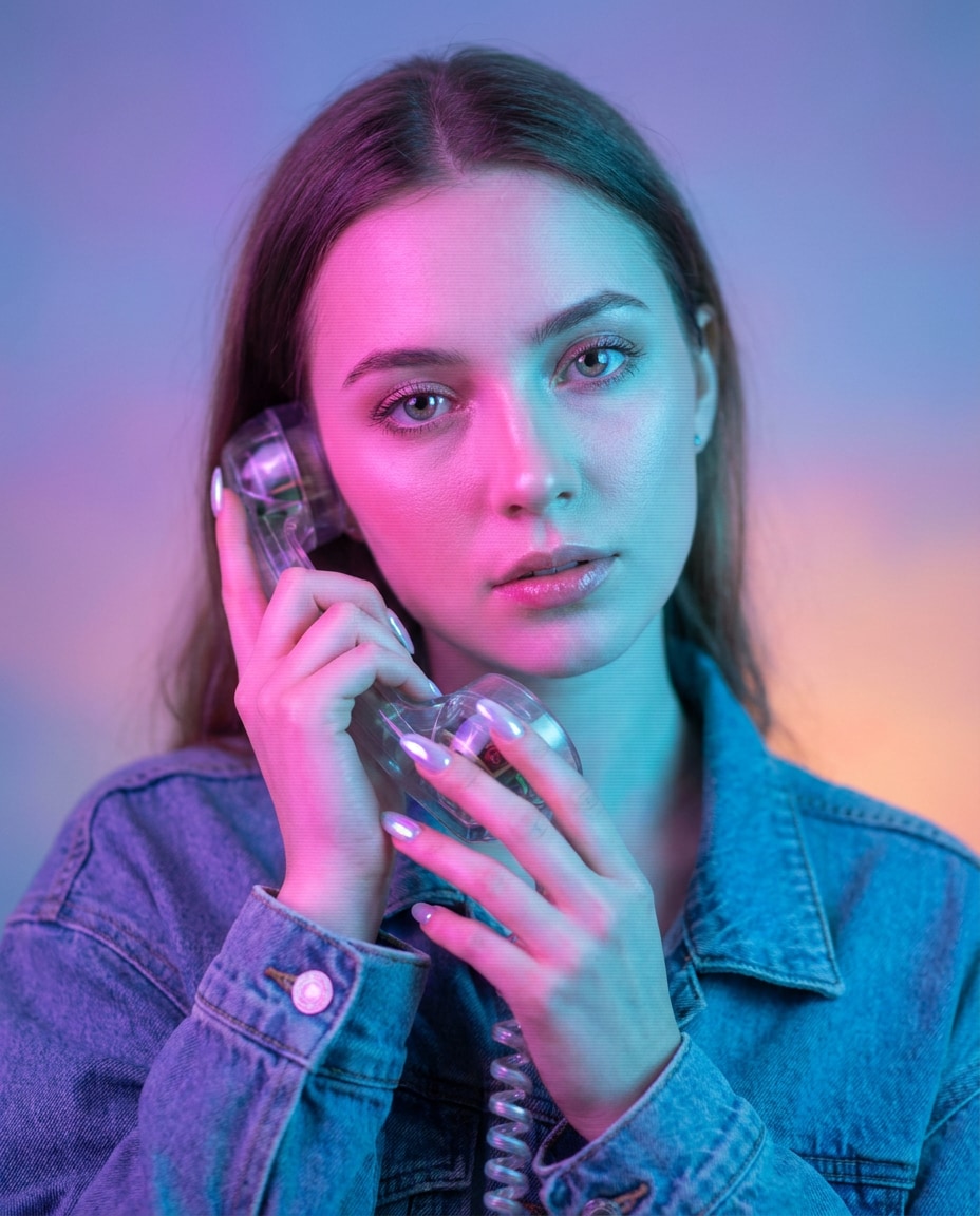 retro phone call photo