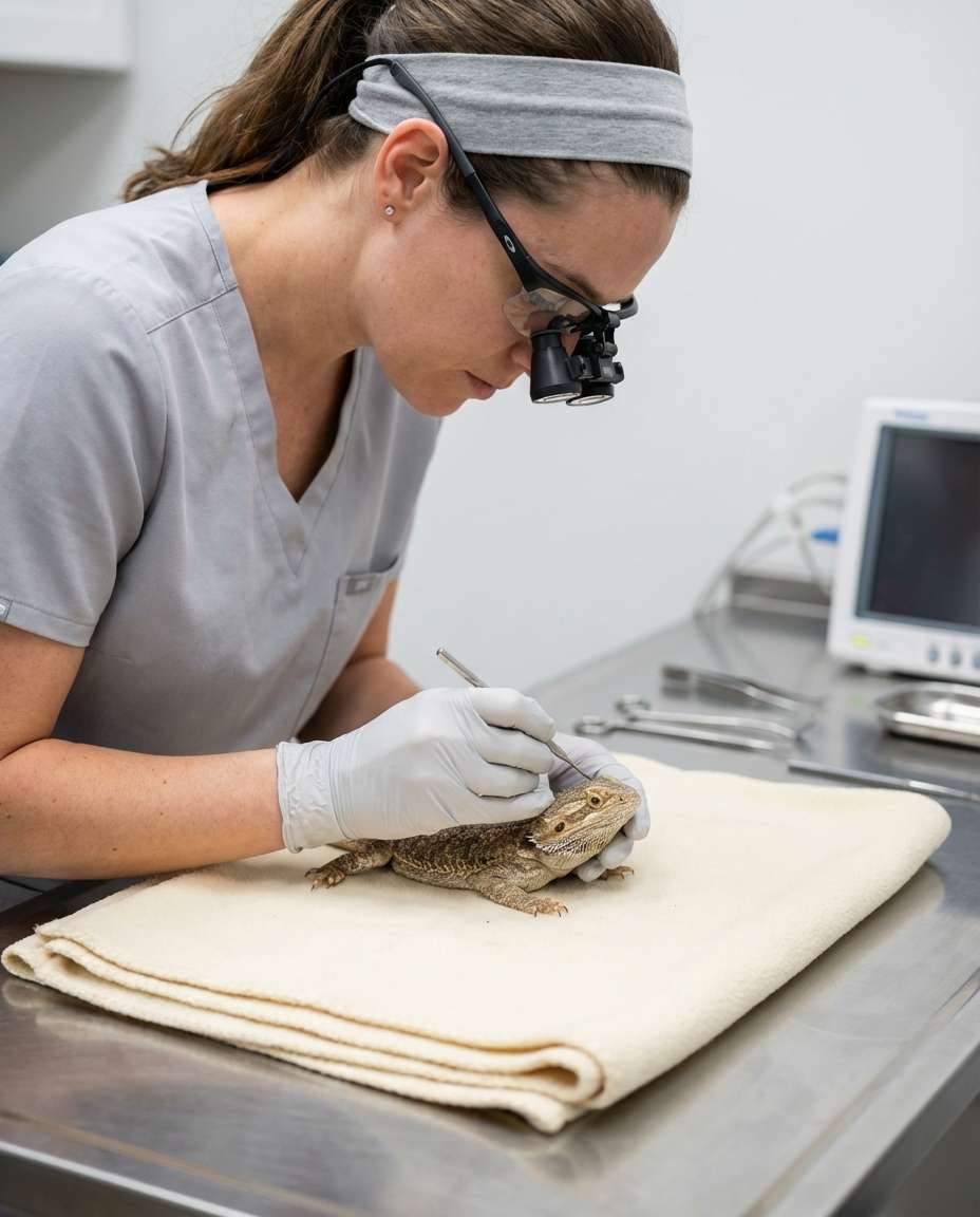 exotic pet exam photo