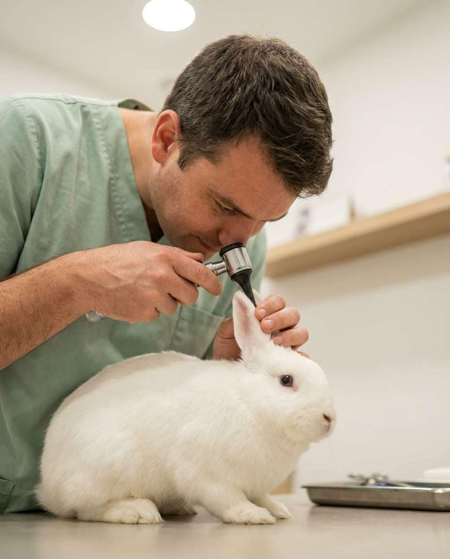 rabbit health check photo