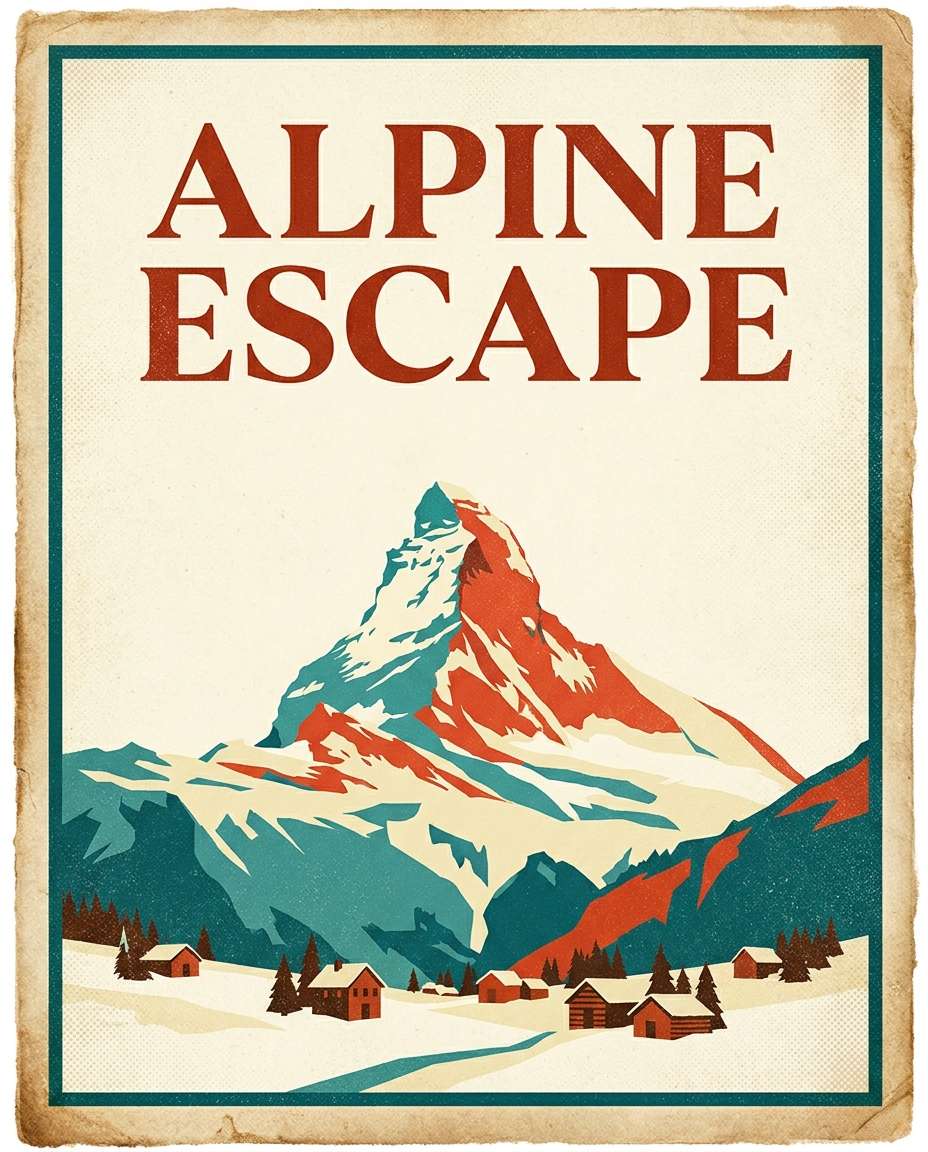 alpine peak getaway photo