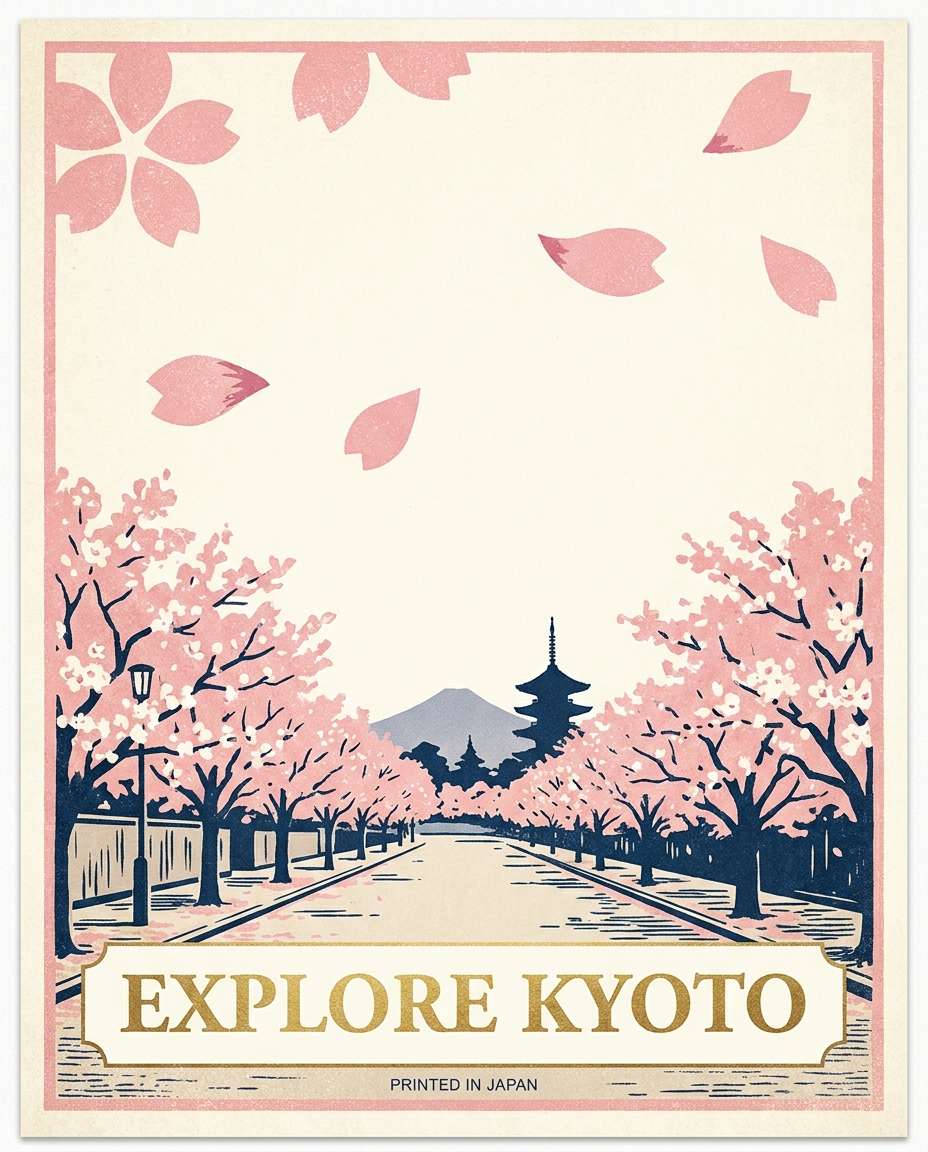 cherry blossom avenue photo