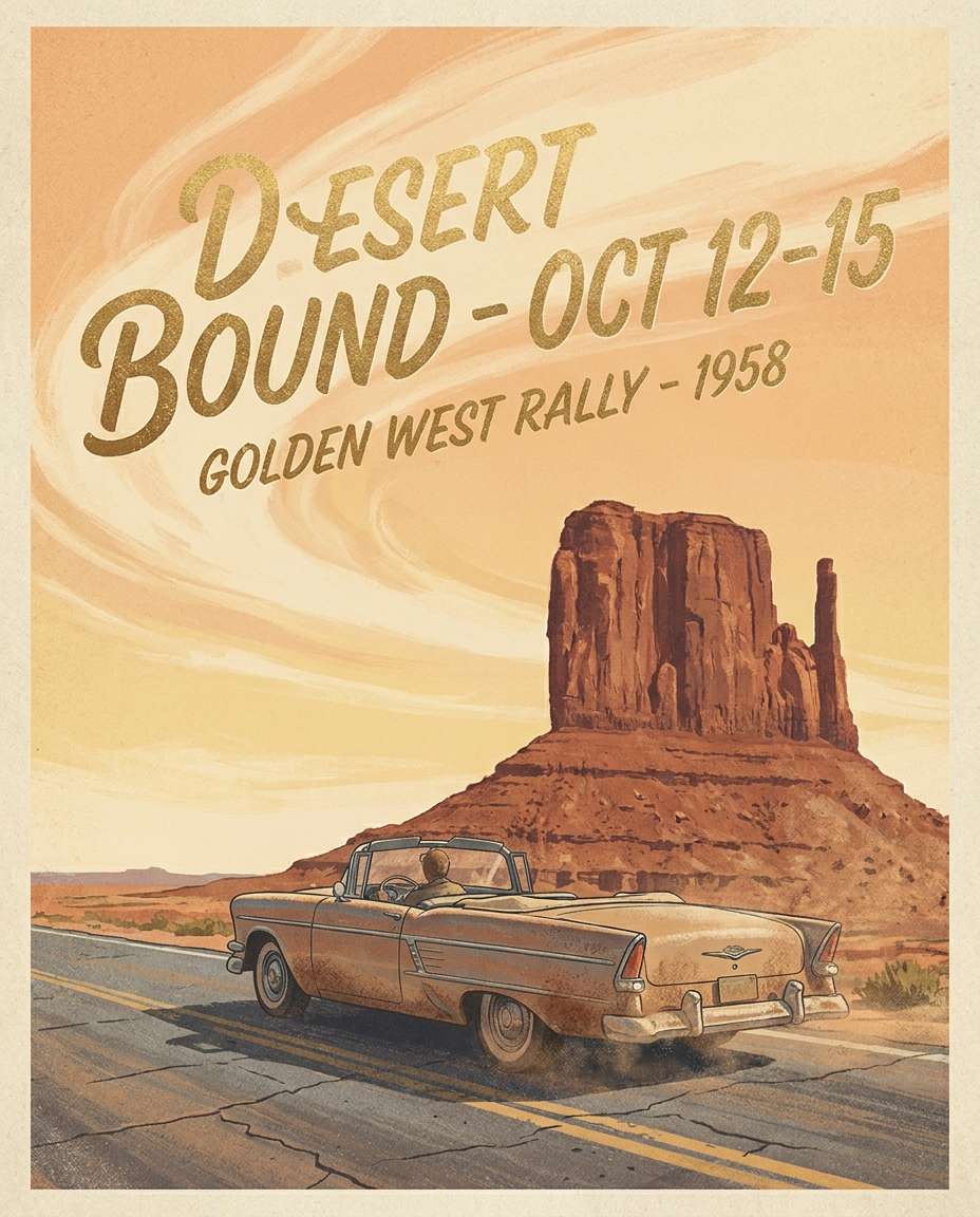 desert highway classic photo