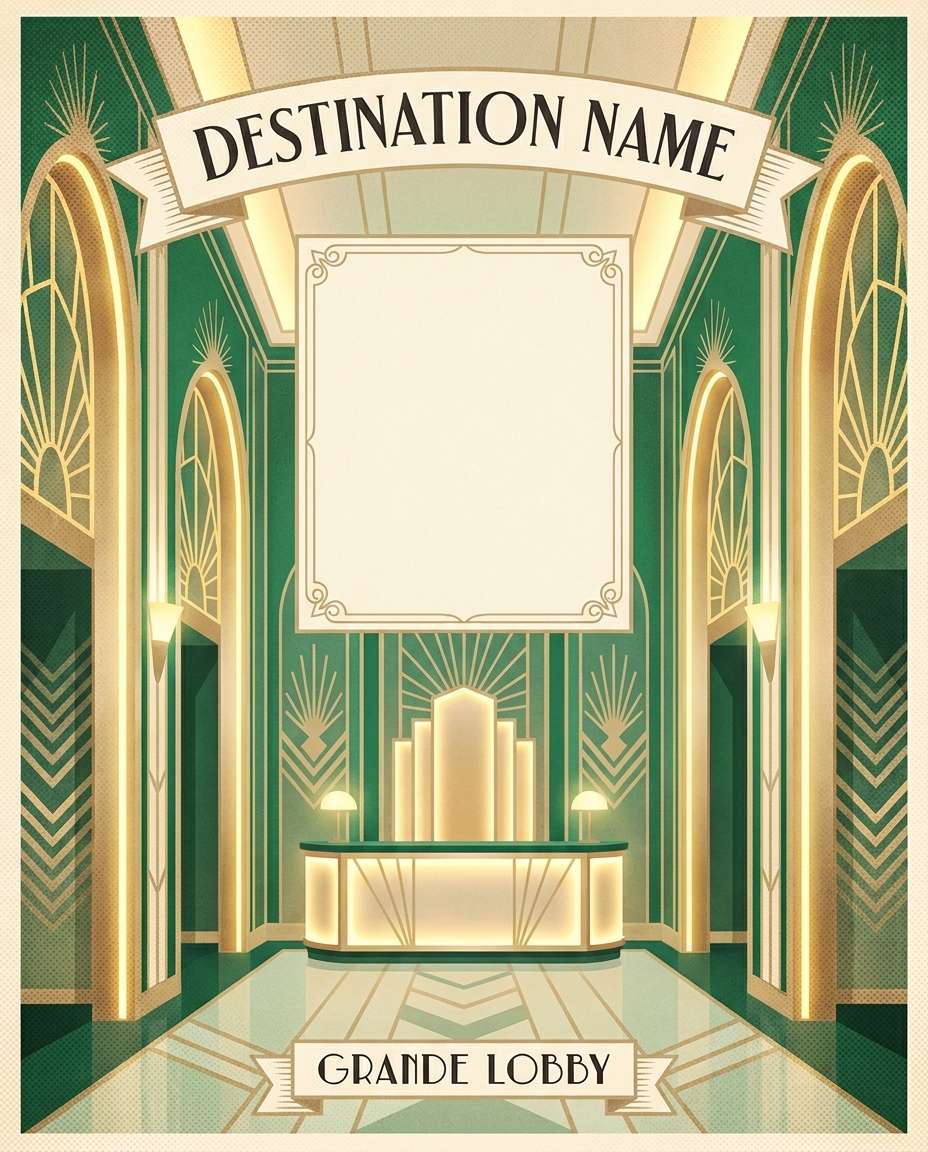 art deco hotel stay photo