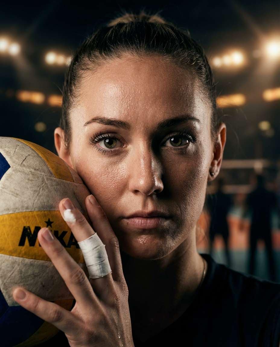 closeup with ball photo