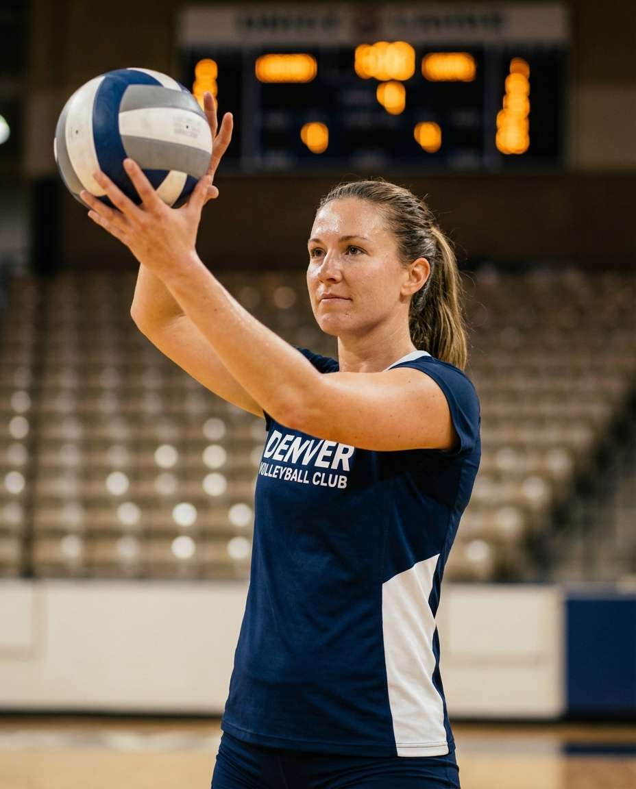 serve toss portrait photo