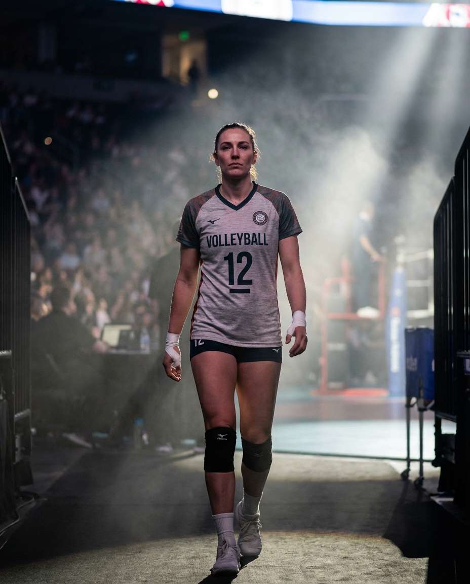 arena spotlight walkout photo