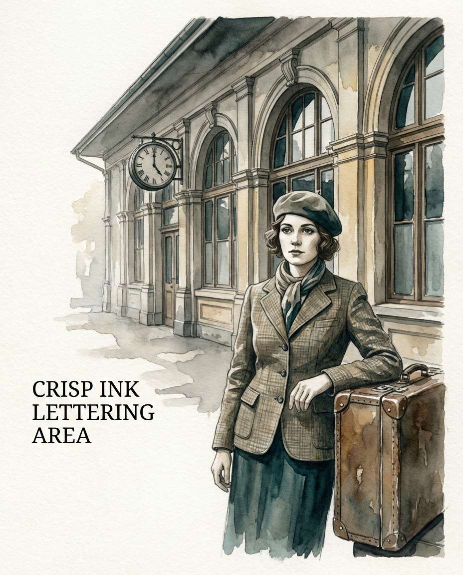 vintage travel poster photo