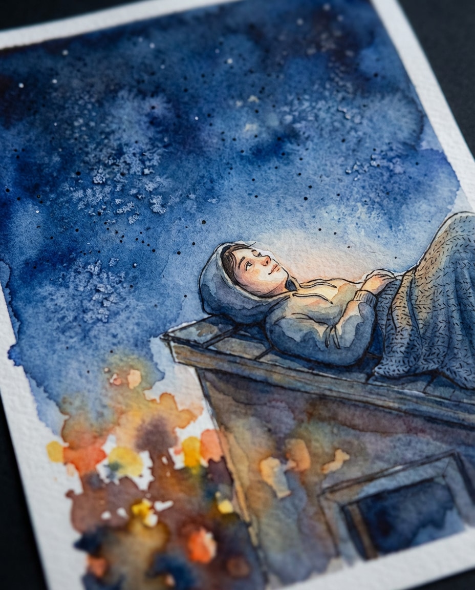 night sky stargazer photo