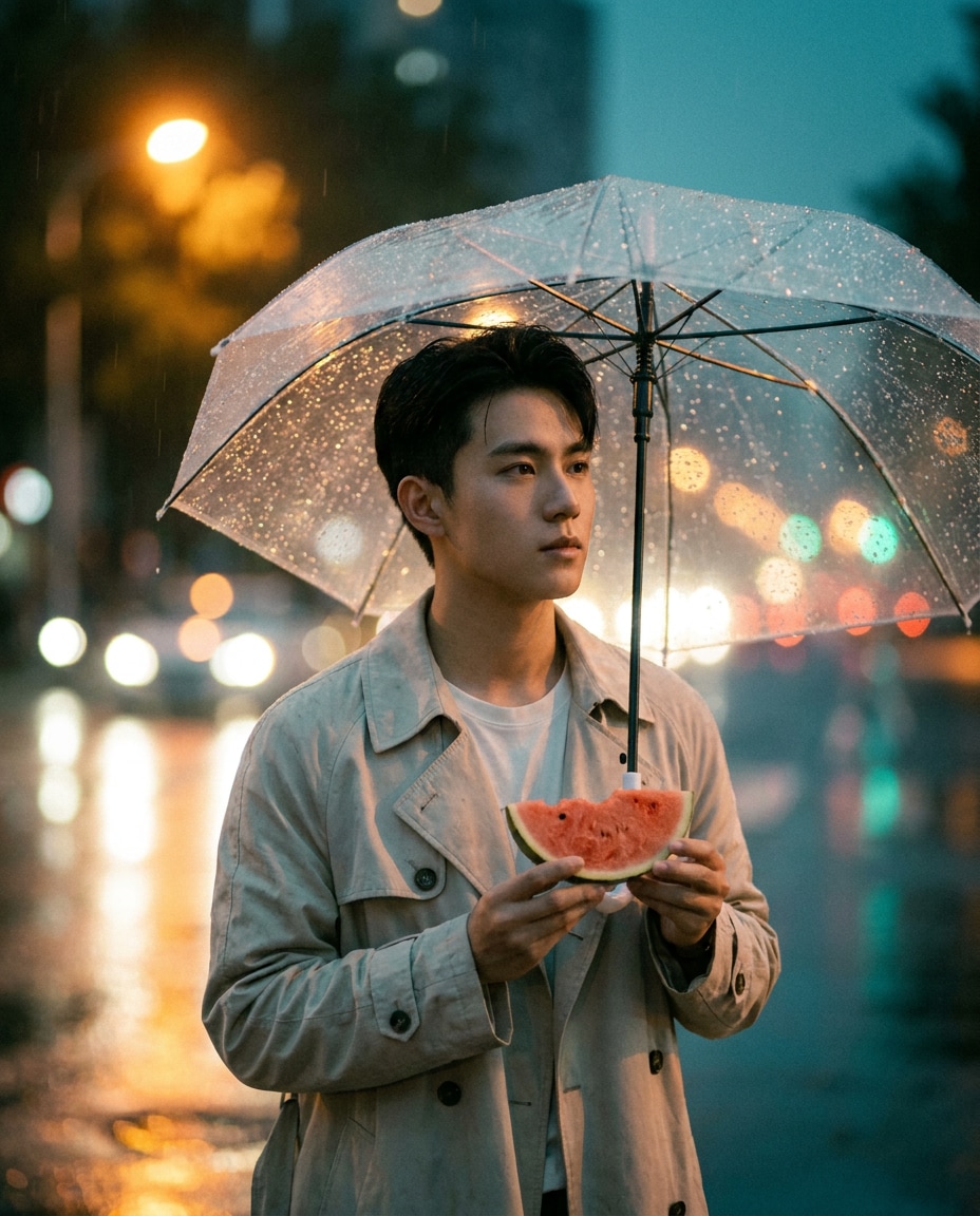 rainy surprise photo