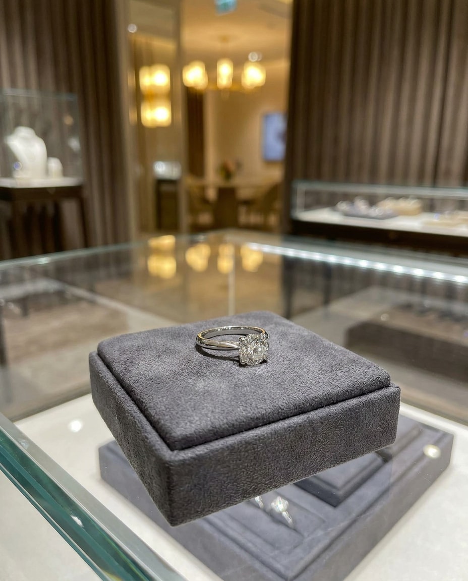 luxury boutique counter photo