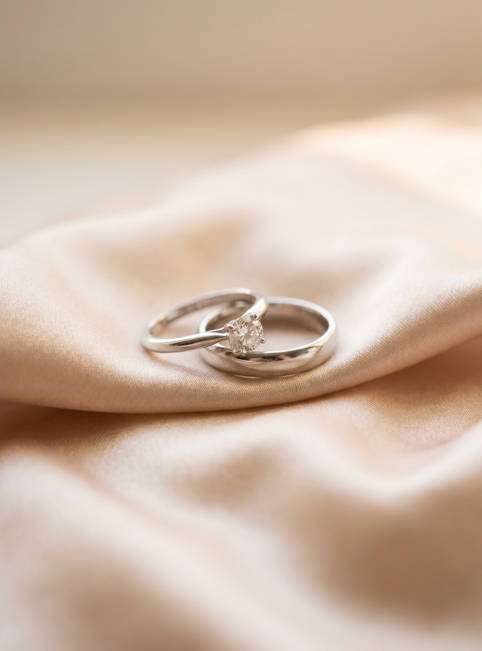 satin ribbon minimal photo