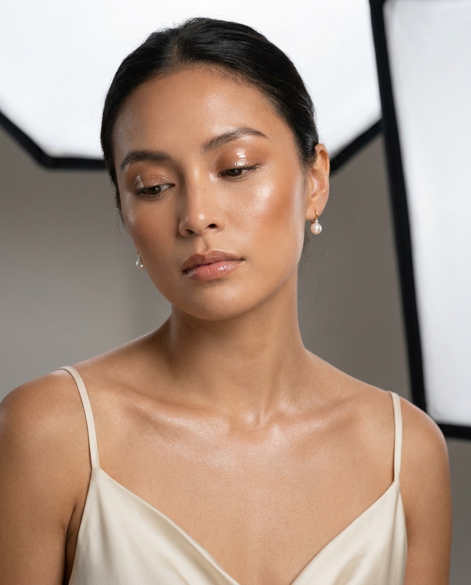 soft glam closeup photo