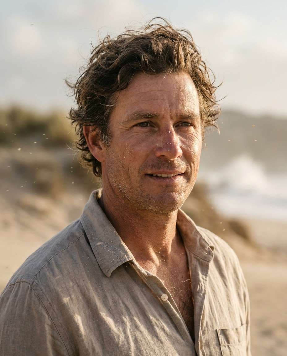 beach mist portrait photo