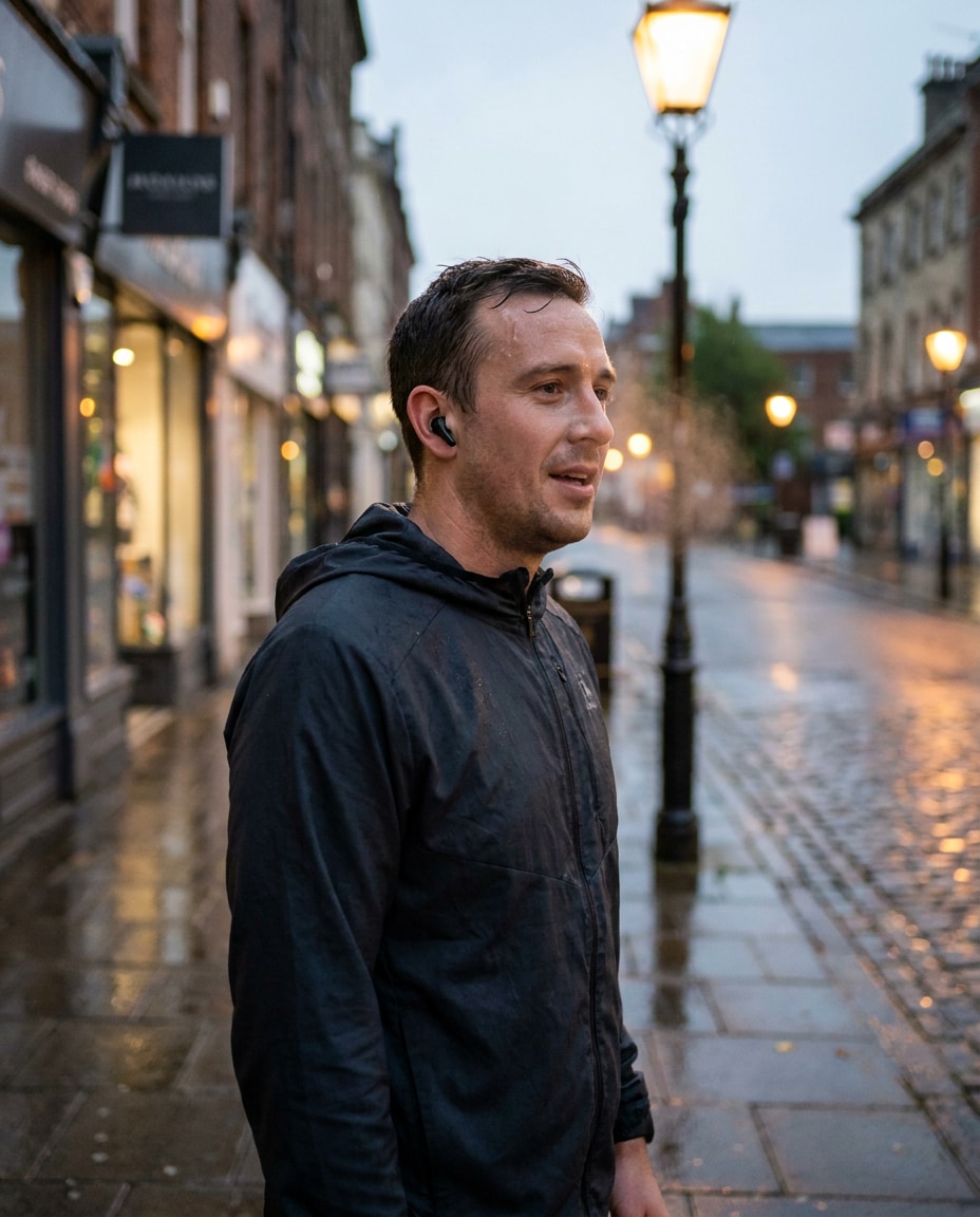 postrun street portrait photo