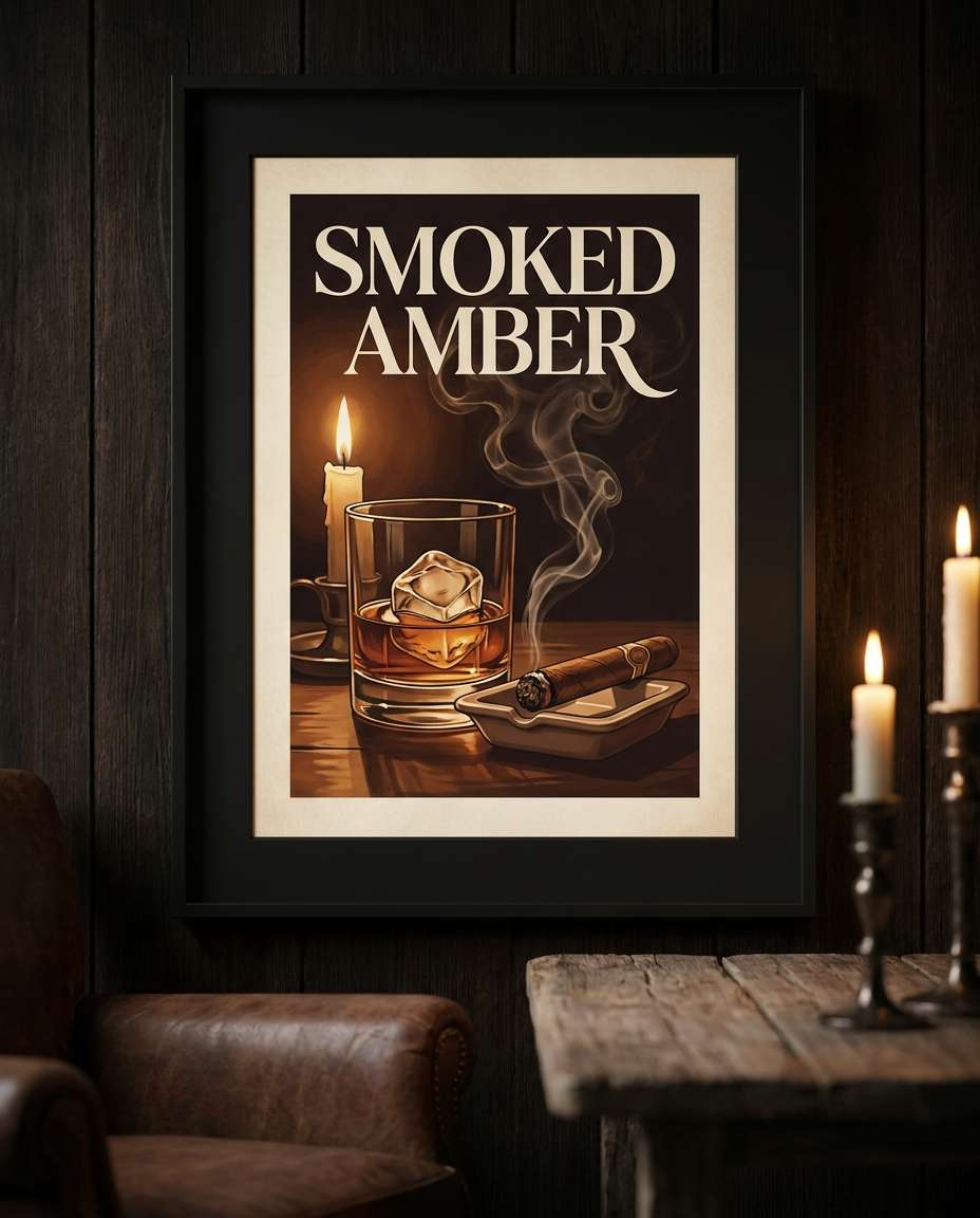 smoky still life print photo