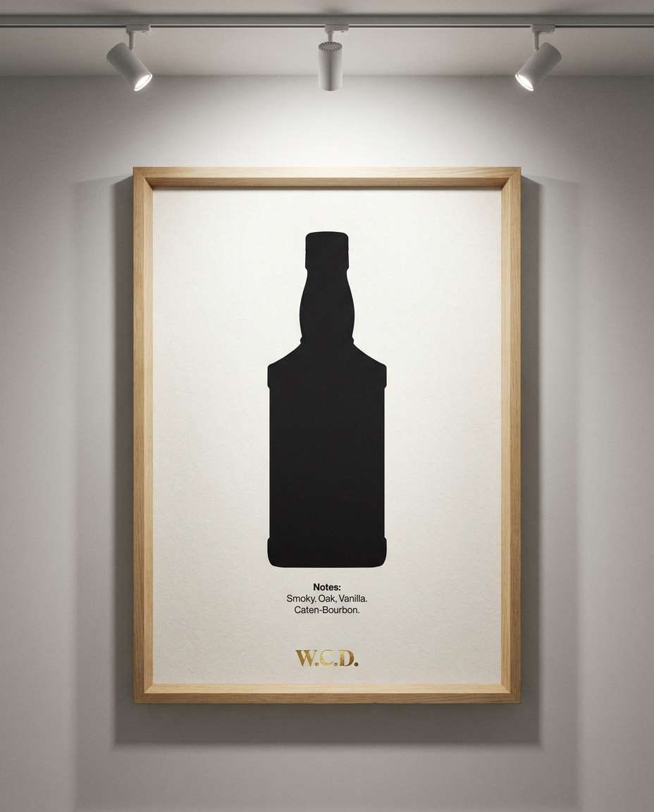 minimalist bottle silhouette photo
