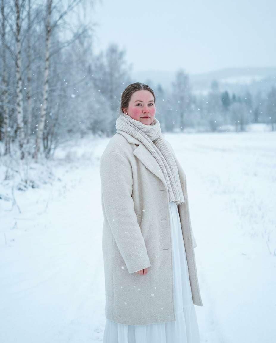 snowy whiteonwhite photo