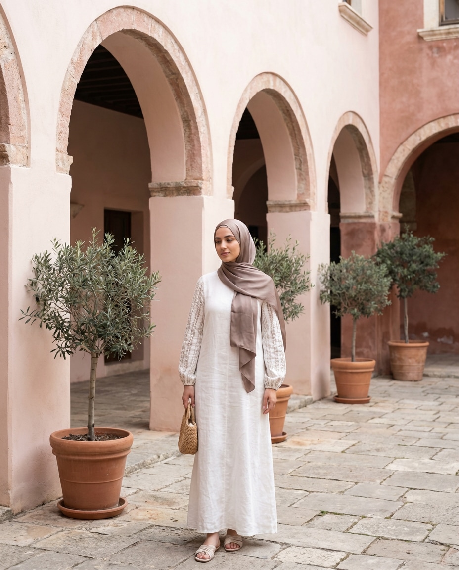 modest maxi style photo