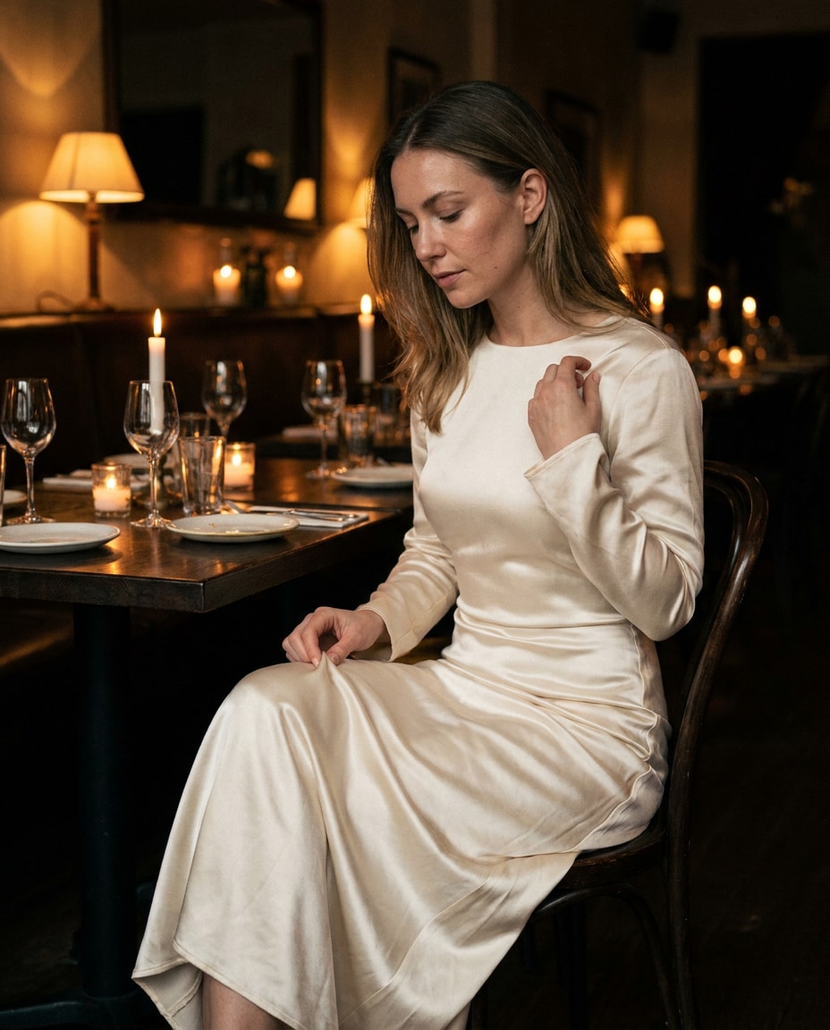 candlelit dinner styling photo