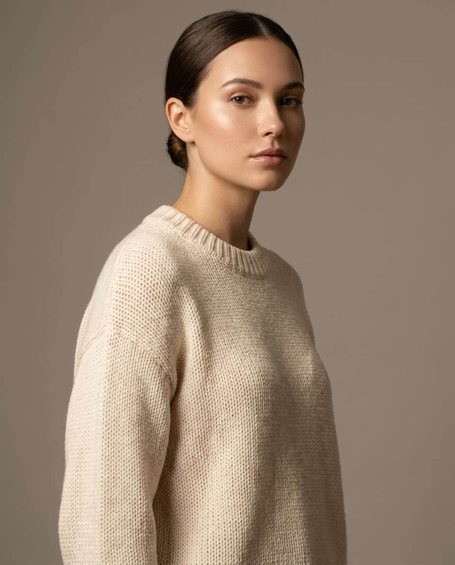 minimal studio knit photo