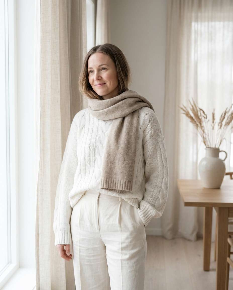 soft cream monochrome photo