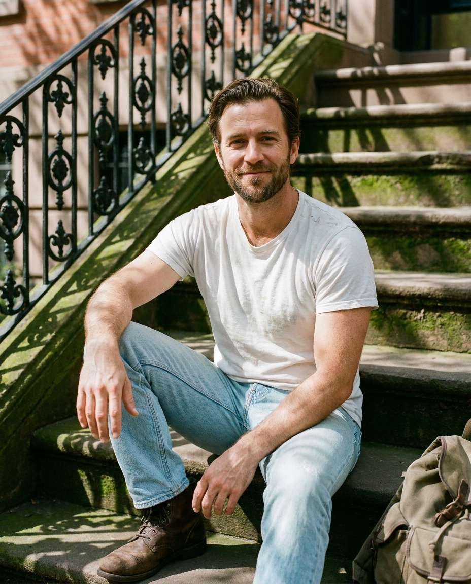 sunny staircase shot photo