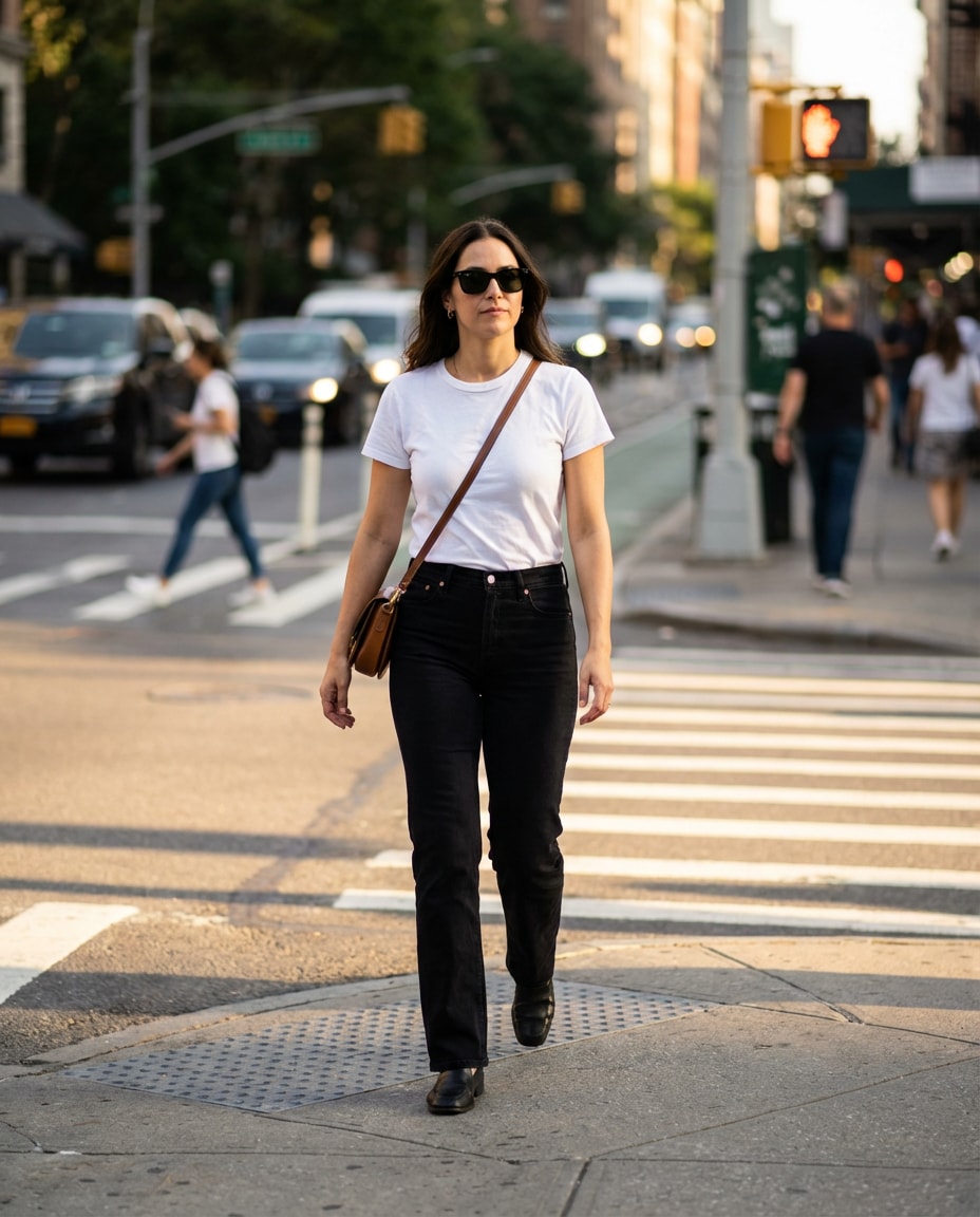 street corner candid photo