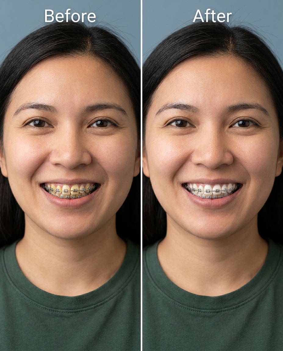 braces edge cleanup photo