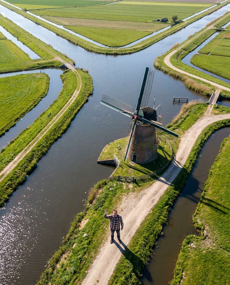 drone perspective photo