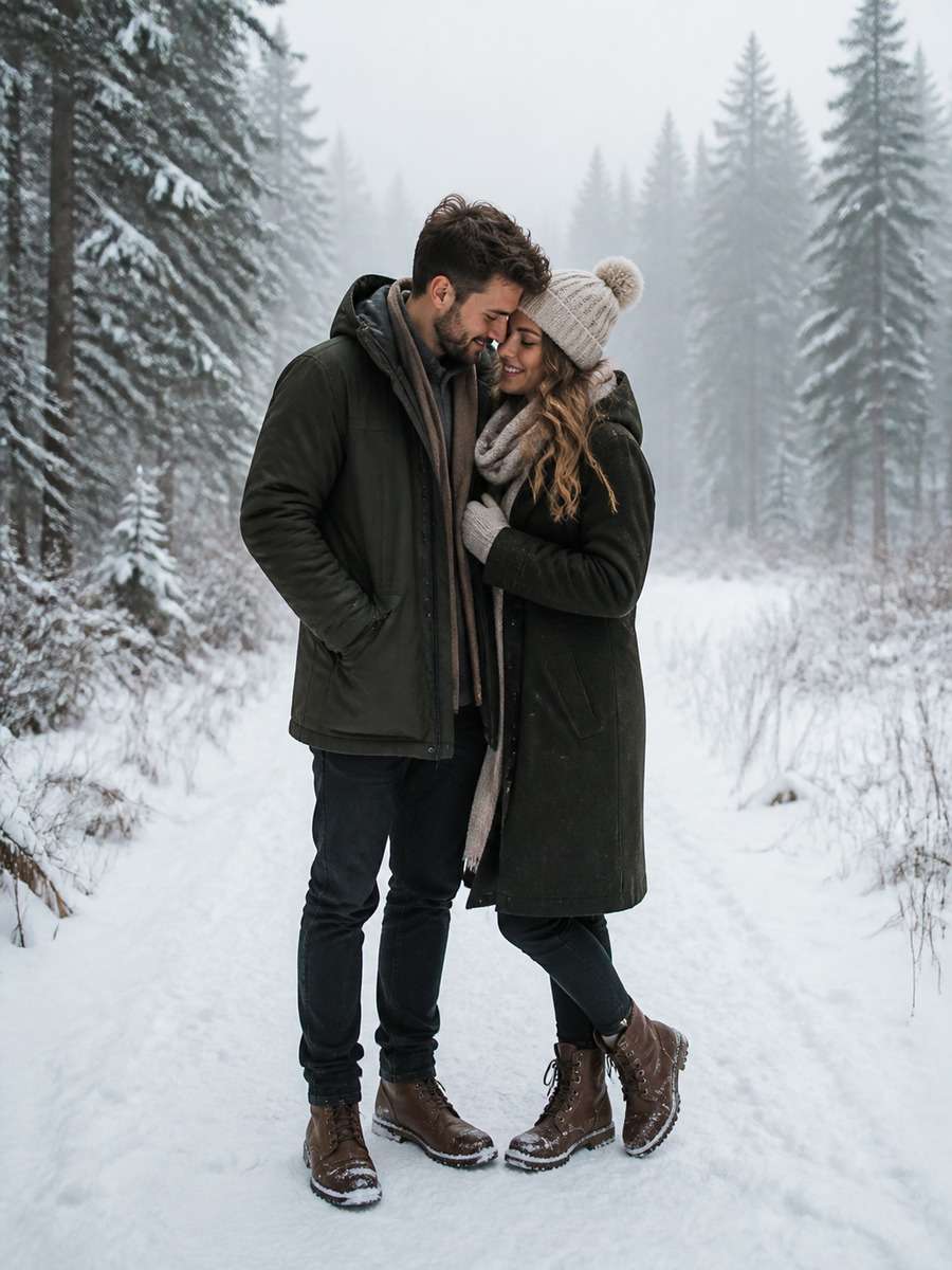 Snowy Forest Escape photo