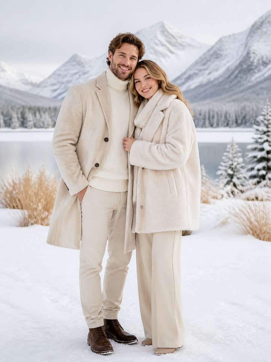 Minimal White Winter Aesthetic photo