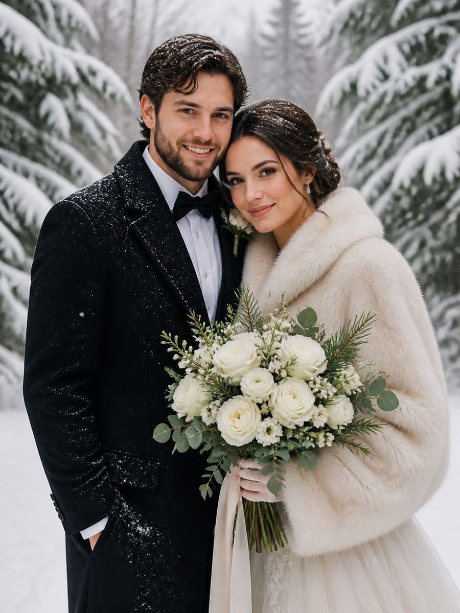 Winter Wedding-Inspired Edit photo
