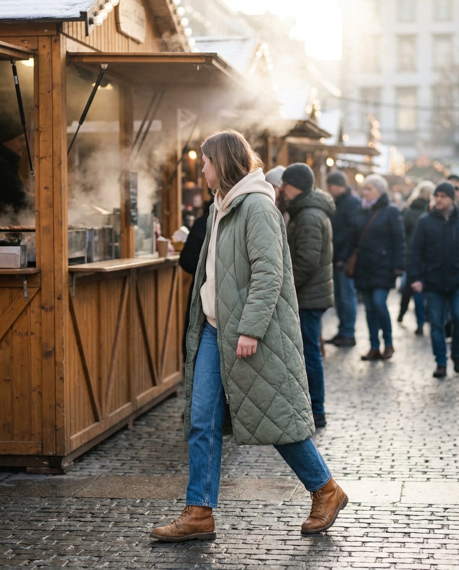 longline quilt coat photo