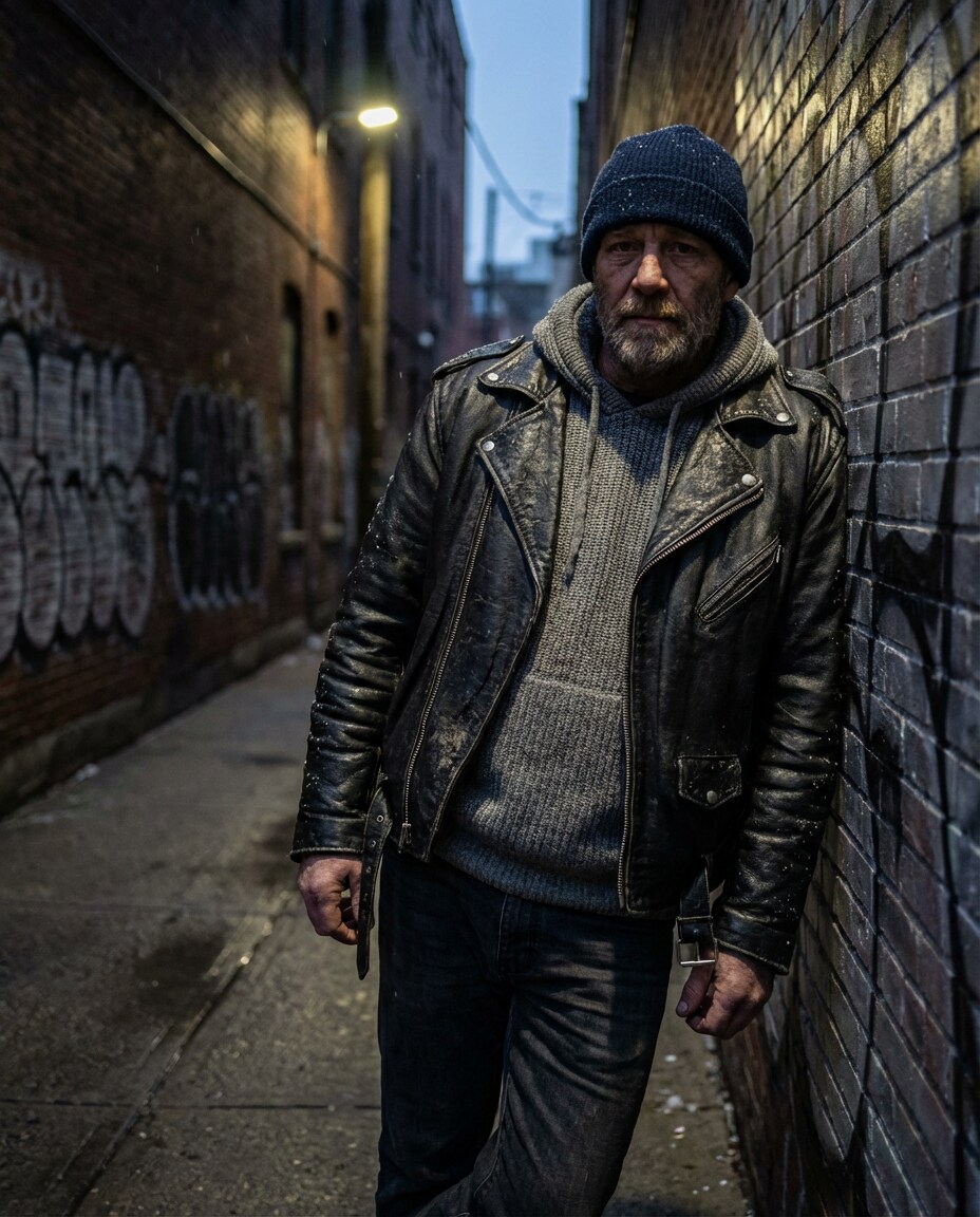 leather jacket winterized photo