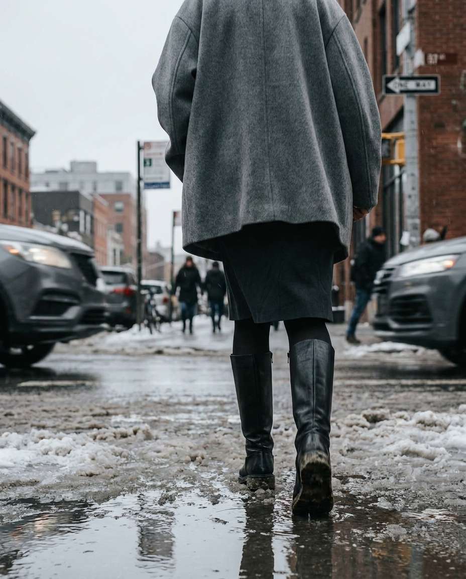 statement boots focus photo