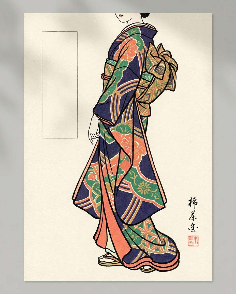 kimono fashion poster photo