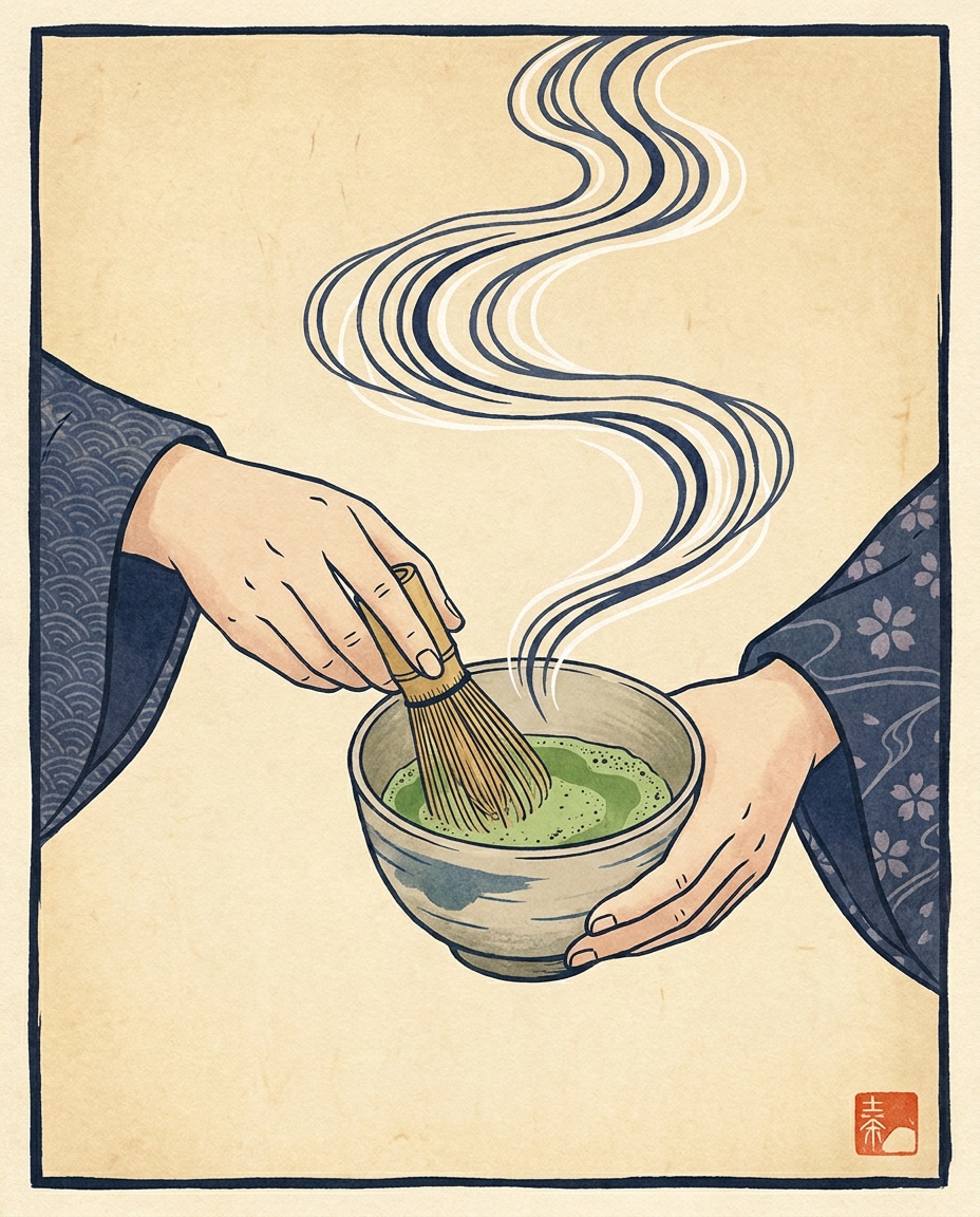 tea ceremony hands photo