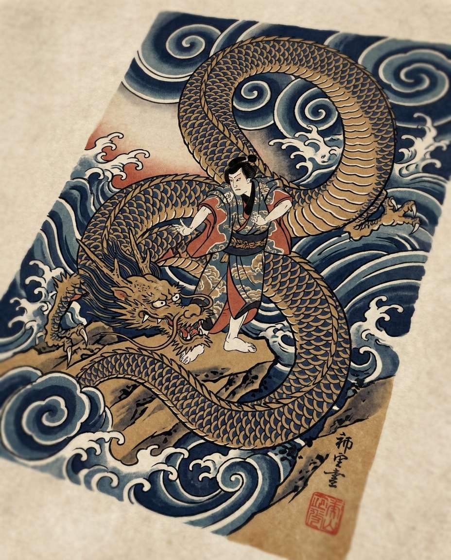 mythic dragon guardian photo