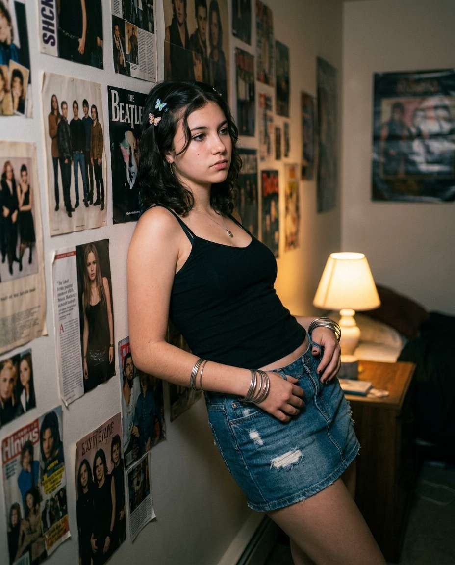 bedroom poster wall photo