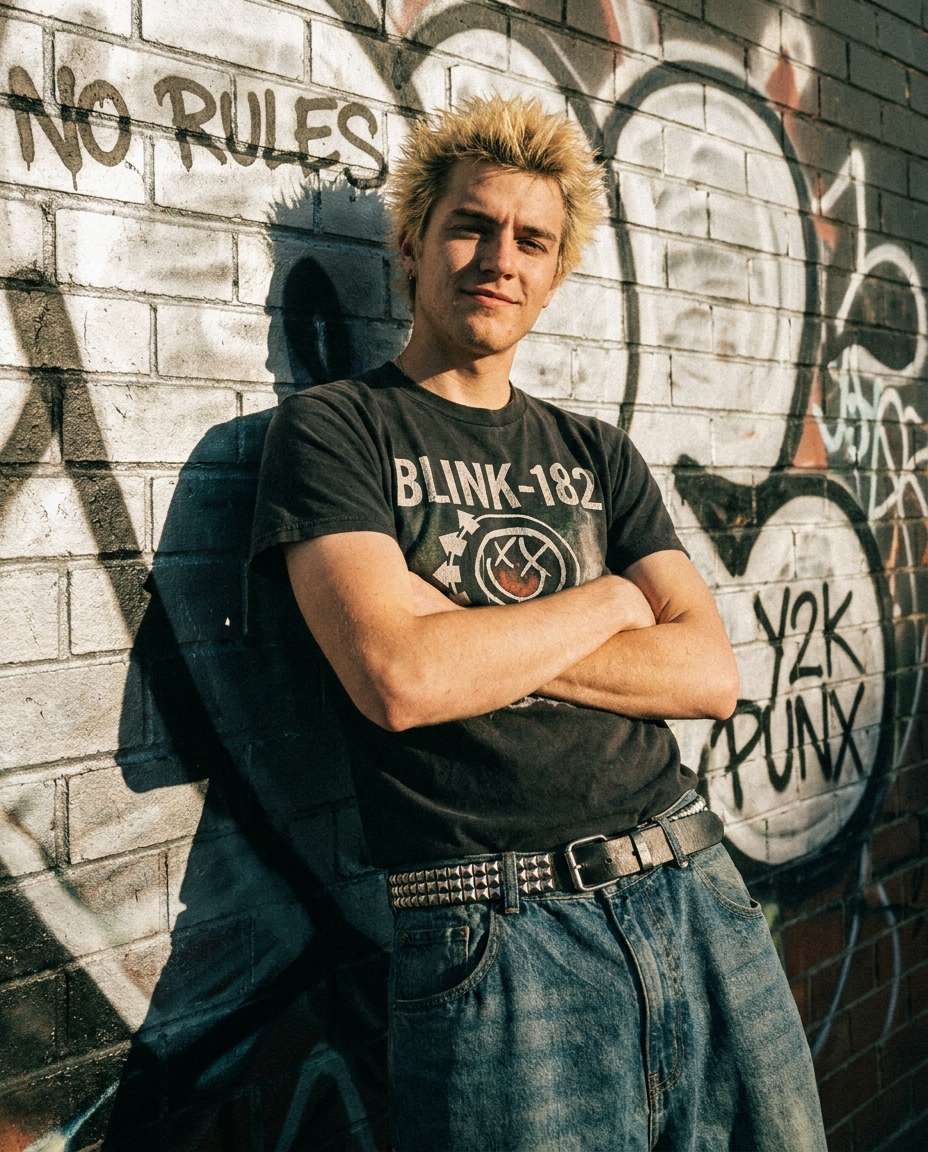 pop punk band tee photo