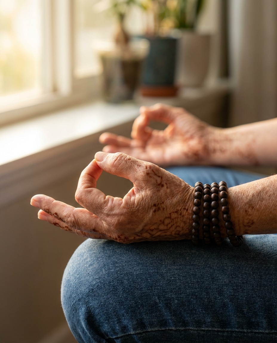 hands in mudra photo