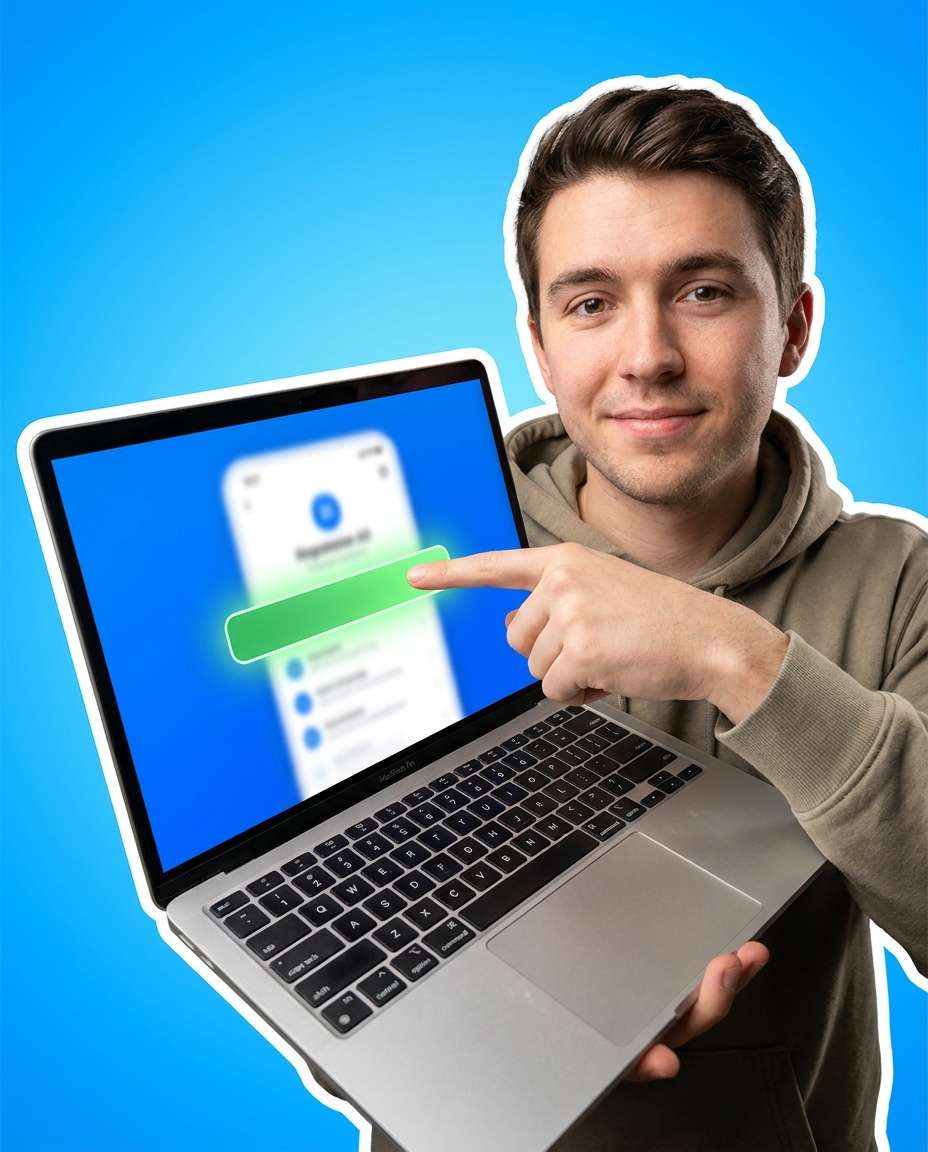 tutorial hands screen photo
