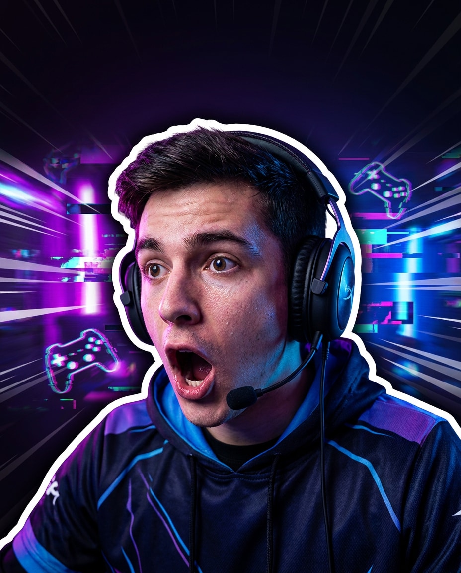 gaming neon rage photo