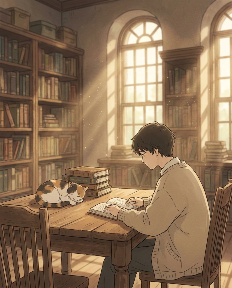 library quiet buddy photo