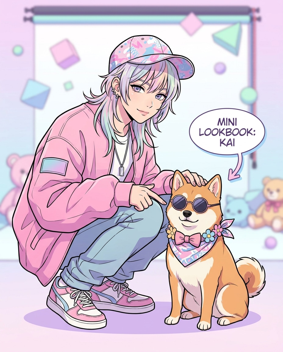 dog accessory lookbook photo