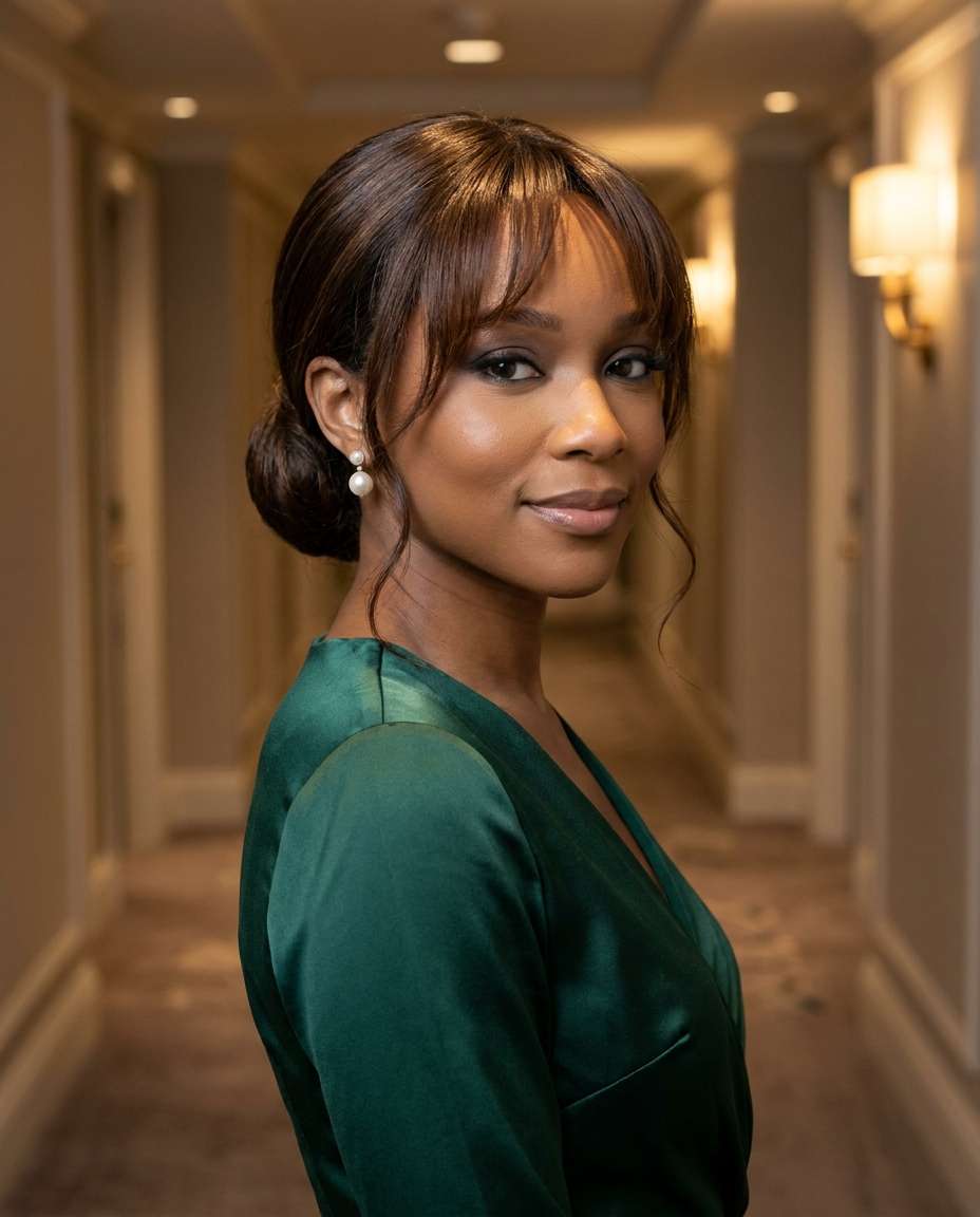 elegant updo photo